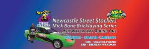 Newcastle Street Stockers Mick Bone Bricklaying Series M&K Watercart Round One Winner Shane Carlson