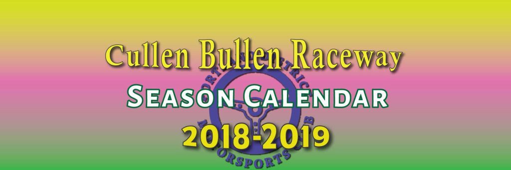 Portland District Motor Sport Club Cullen Bullen Raceway season calendar