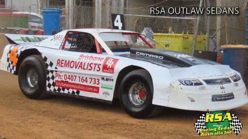 RSA Outlaw Sedan #QOS4 Brisbane Removalists Wayne Kirkman driver