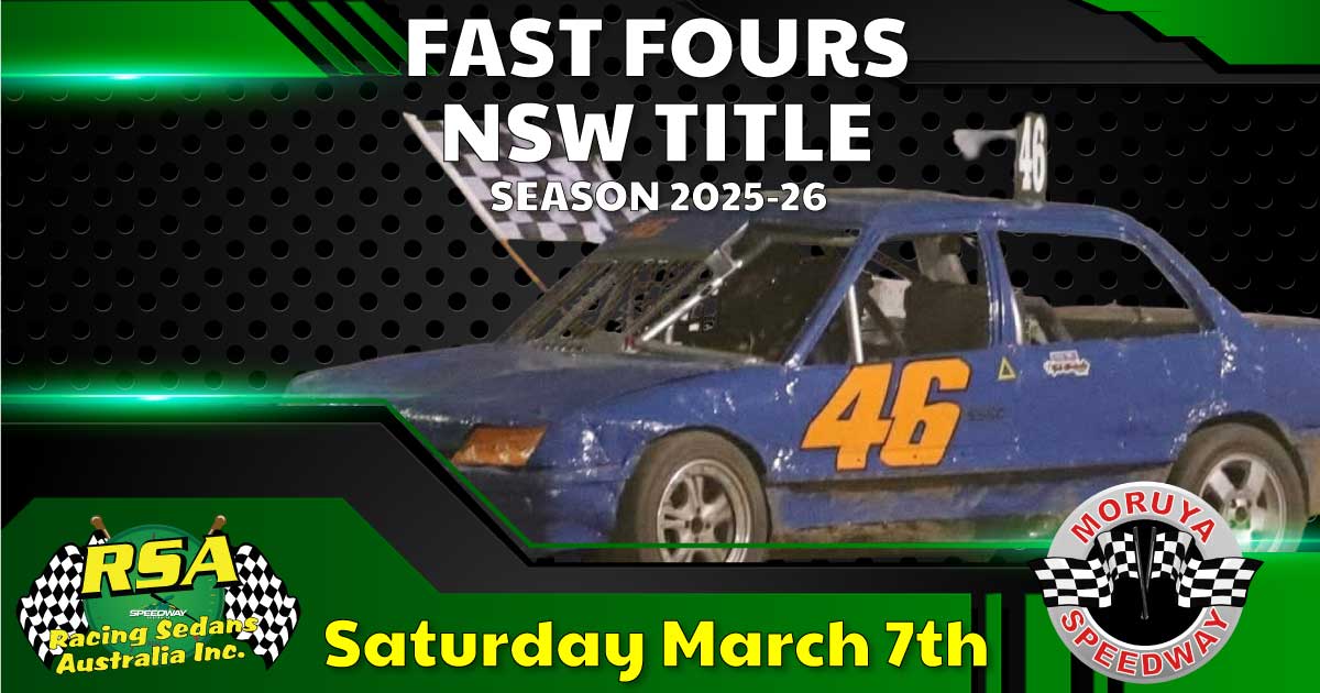 RSA Fast Four Sedans NSW Title poster
